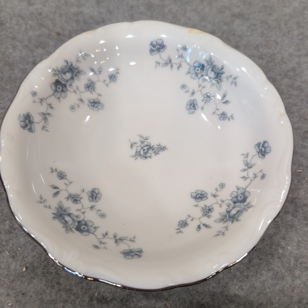 Johann Haviland Blue Garland Oval Platter and Small Bowl Set Bavaria Germany - Picture 3 of 7